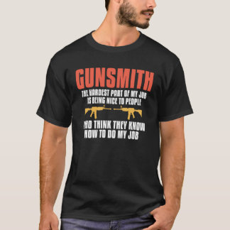 T-shirt Armes de gunsmith Armes de gunsmith Citations de f