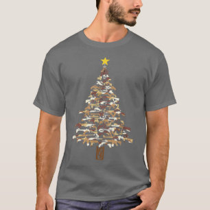 T-shirt Armes De Noël Camo Imprimer Cadeau De Noël Pour Ar