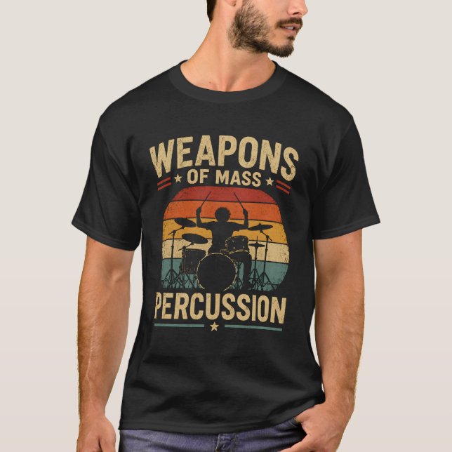 T-shirt Armes de Percussion Massive (Devant)