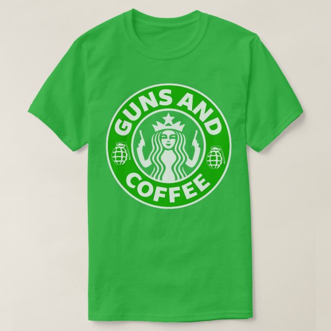 T-shirt Armes et café (Design devant)