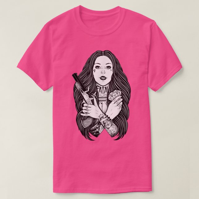 T-shirt Armes et diamants (Design devant)