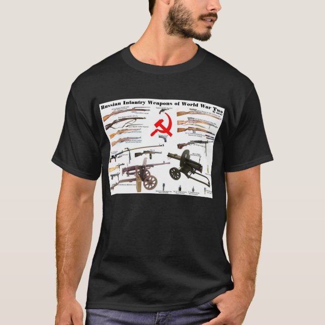 T-shirt Armes russes d'infanterie de 2ÈME GUERRE MONDIALE (Devant)