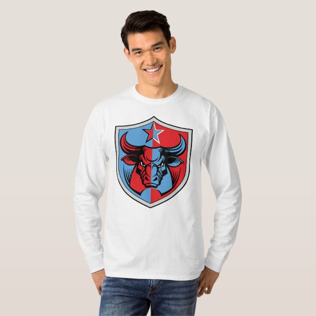 T-shirt Armoiries avec taureau (Devant entier)