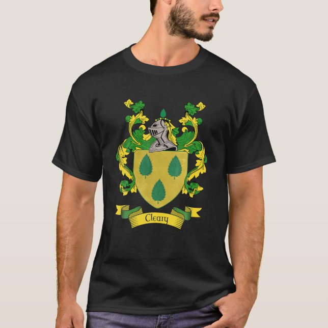 T-shirt Armoiries Claires | Clair Nom de famille Crest (Devant)