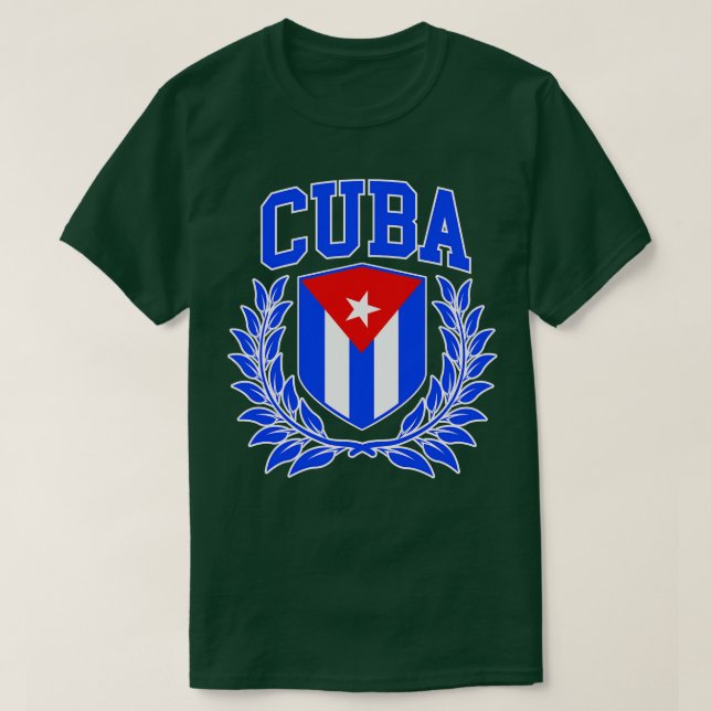 T-shirt Armoiries collégiales de Cuba (Design devant)