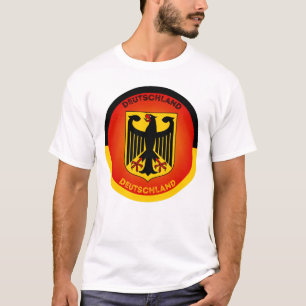 T-shirt Armoiries d'Allemagne en forme de cercle