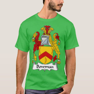 T-shirt Armoiries de Bowman Bowman Family Crest