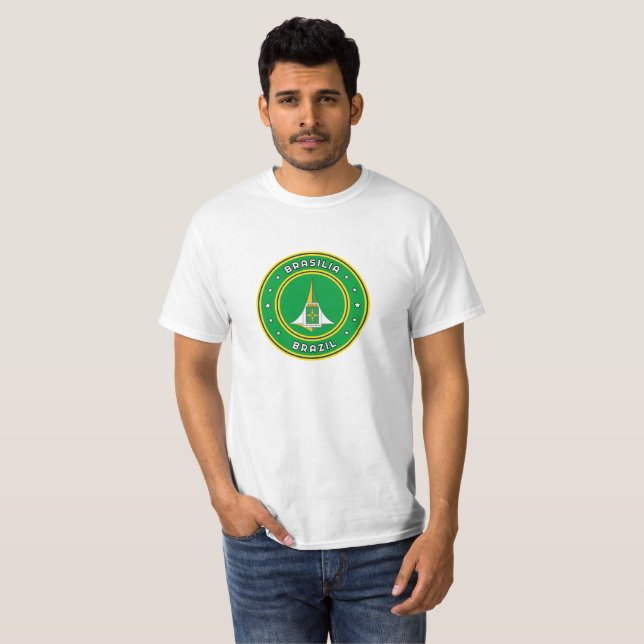 T-shirt Armoiries de Brasilia Brésil (Devant entier)