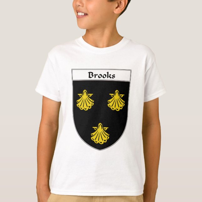 T-shirt Armoiries de Brooks/crête de famille (Devant)