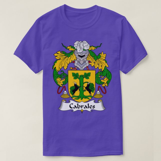 T-shirt Armoiries de Cabrales Armoiries de la famille Cres (Design devant)