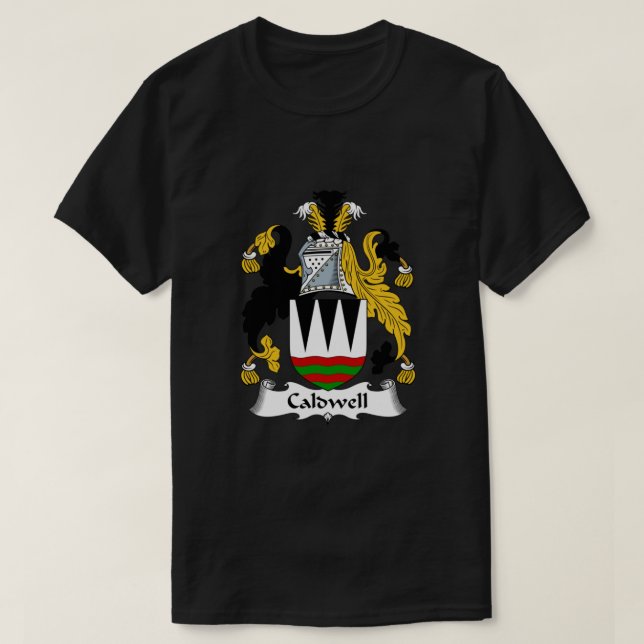 T-shirt Armoiries de Caldwell Family Crest (Design devant)