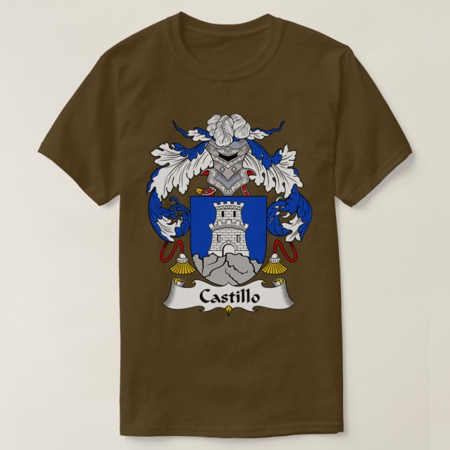 T-shirt Armoiries de Castillo Armoiries de la famille Cres (Design devant)