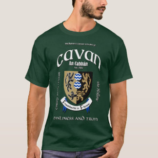 T-shirt Armoiries de Cavan Ireland Irish Crest