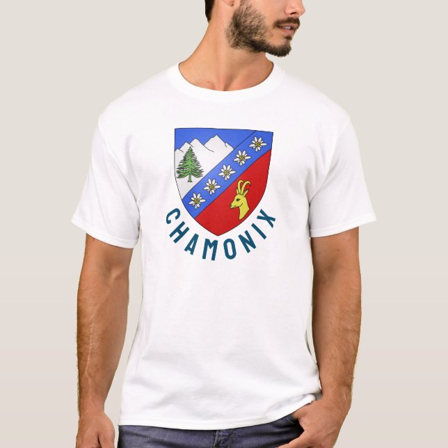 T-shirt Armoiries de Chamonix (Devant)