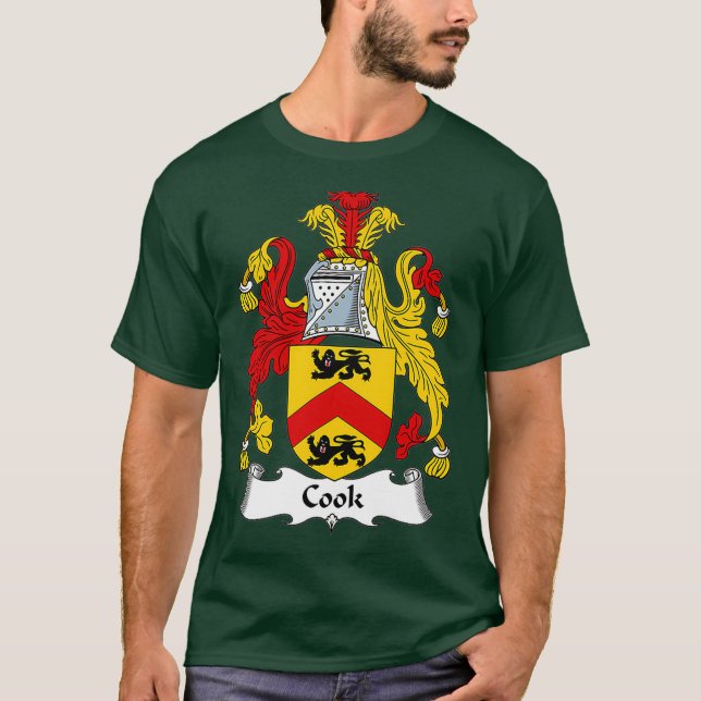 T-shirt Armoiries de Cook Family Crest (Devant)