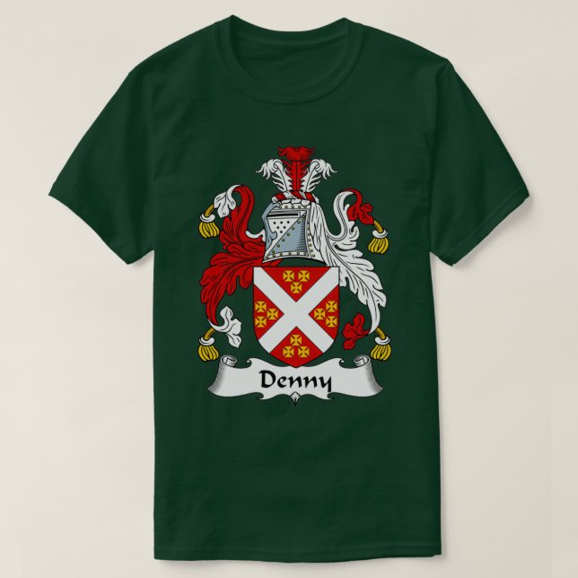 T-shirt Armoiries de Denny Crest Famille (Design devant)
