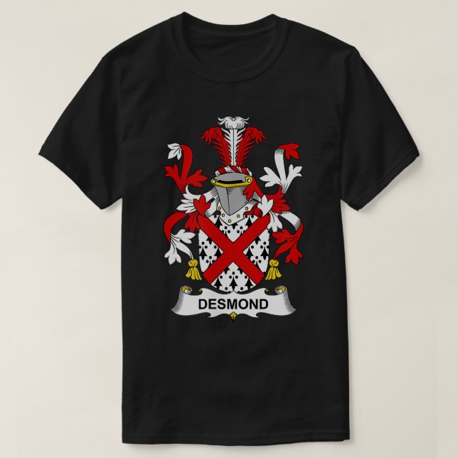 T-shirt Armoiries de Desmond Family Crest  (Design devant)