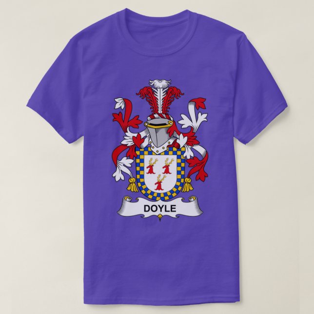T-shirt Armoiries de Doyle Crest de famille (Design devant)