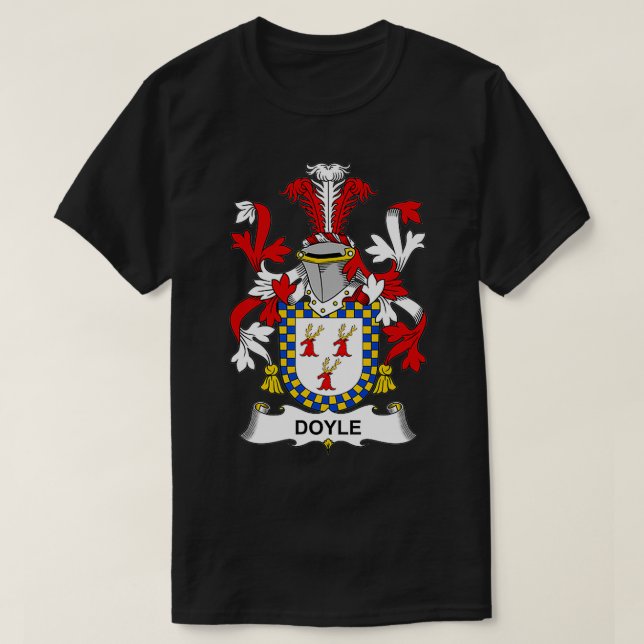 T-shirt Armoiries de Doyle Crest de famille  (Design devant)