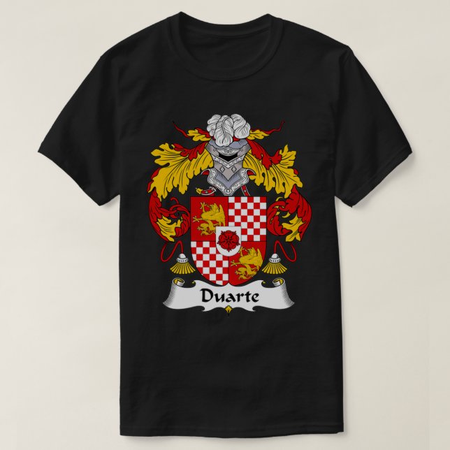 T-shirt Armoiries de Duarte Famille Crest (Design devant)