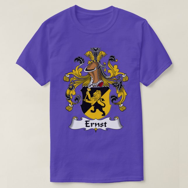 T-shirt Armoiries de Ernst Coat Famille Crest (Design devant)