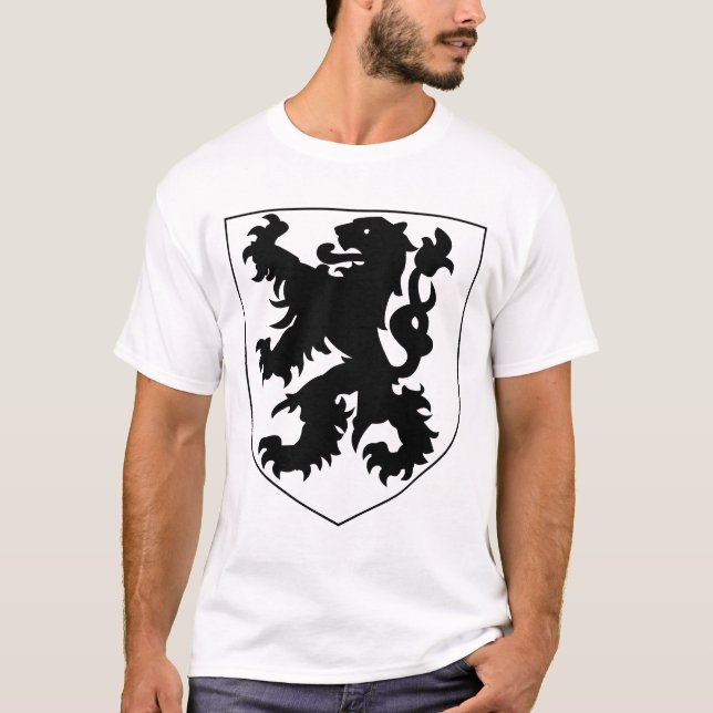 T-shirt Armoiries de Flandre (Devant)