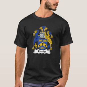 T-shirt Armoiries de Fowler Fowler Family Crest