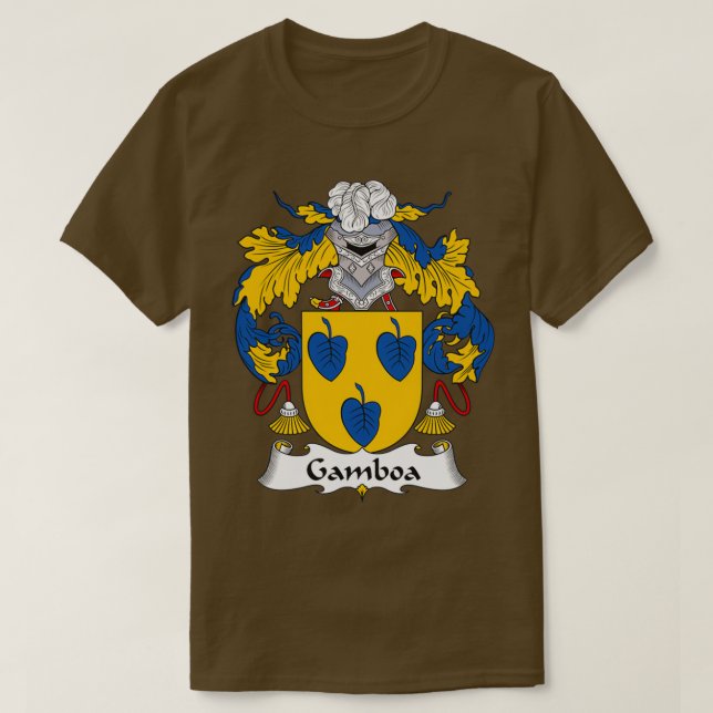 T-shirt Armoiries de Gamboa Famille Crest (Design devant)