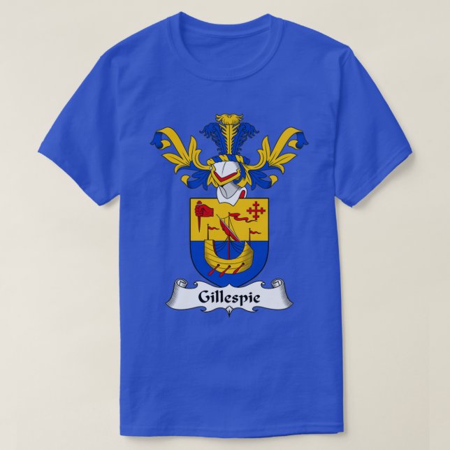 T-shirt Armoiries de Gillespie Armoiries de la famille Cre (Design devant)