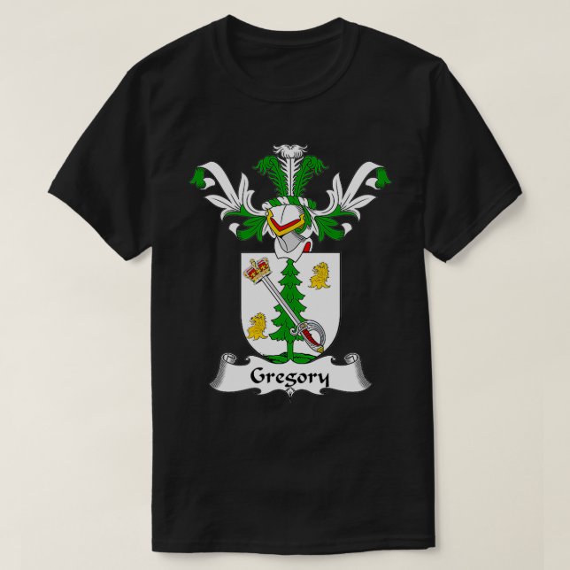 T-shirt Armoiries de Gregory Crest de famille (Design devant)
