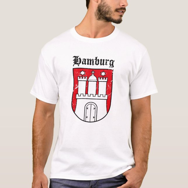 T-shirt Armoiries de Hambourg (Devant)