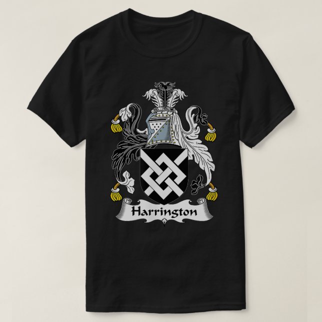 T-shirt Armoiries de Harrington Armoiries de la famille Cr (Design devant)