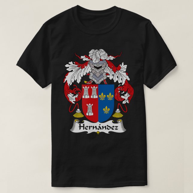 T-shirt Armoiries de Hernandez Family Crest  (Design devant)