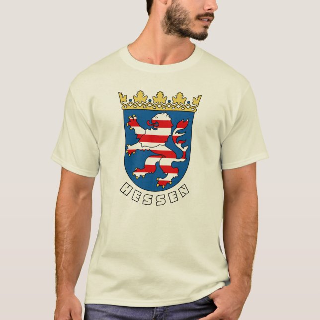 T-shirt Armoiries de Hessen (Allemagne) (Devant)