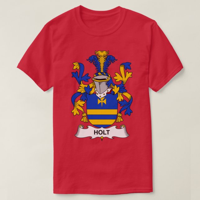 T-shirt Armoiries de Holt Coat de famille Crest 2 (Design devant)