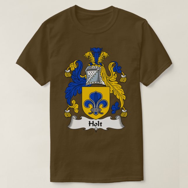 T-shirt Armoiries de Holt Coat Famille Crest (Design devant)
