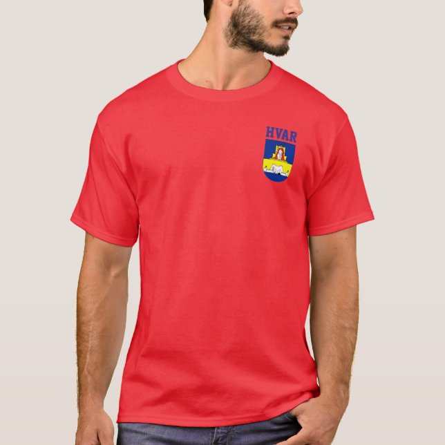 T-shirt Armoiries de Hvar - Croatie (Devant)