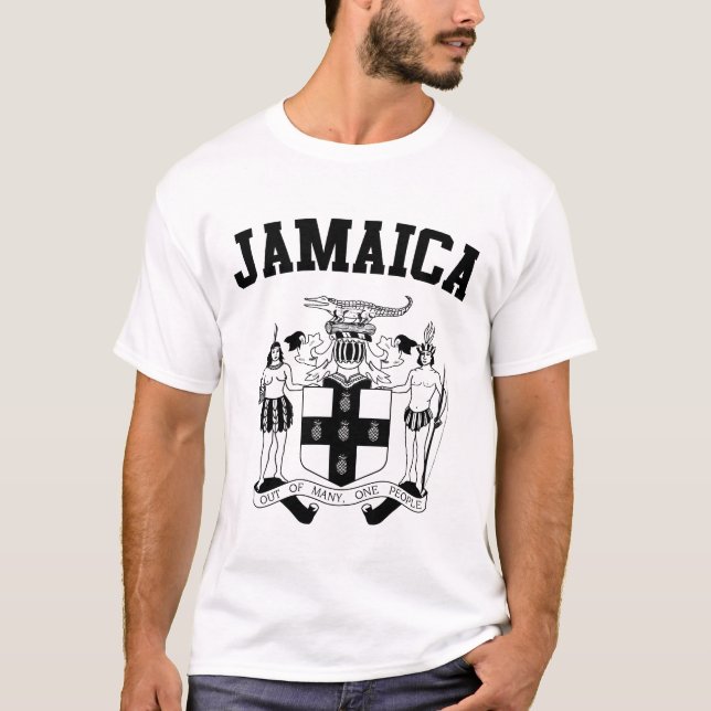 T-shirt Armoiries de Jamaïque (Devant)