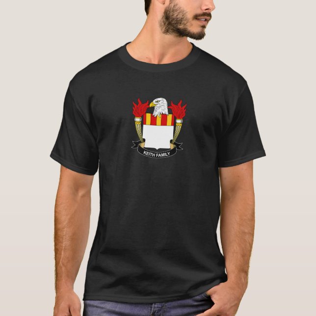 T-shirt Armoiries de Keith Armoiries de la famille Crest (Devant)