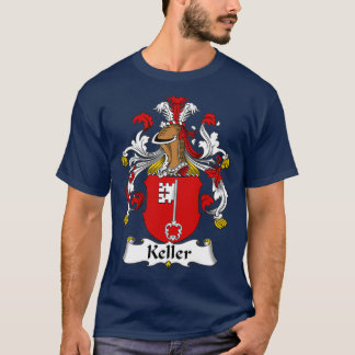 T-shirt Armoiries de Keller Armoiries de la famille Crest