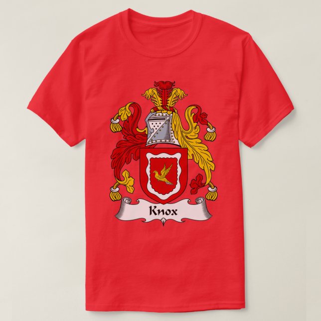 T-shirt Armoiries de Knox Famille Crest (Design devant)