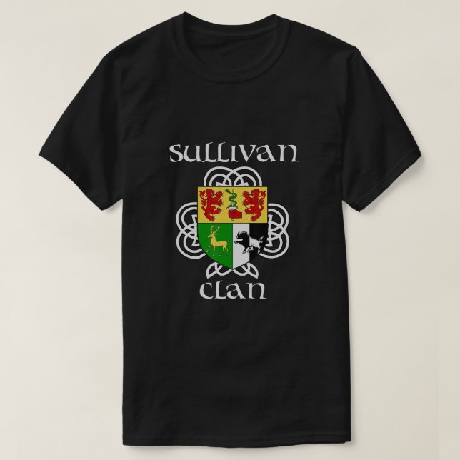 T-shirt Armoiries de la famille Sullivan (Design devant)