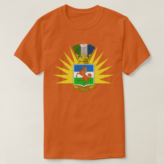 T-shirt Armoiries de la République de Molossia (Design devant)