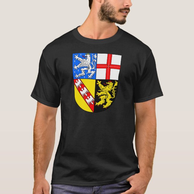 T-shirt Armoiries de la Sarre (Devant)