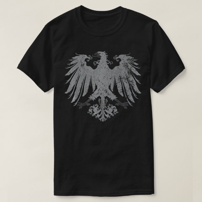 T-shirt Armoiries de l'aigle allemand de l'Oktoberfest Her (Design devant)
