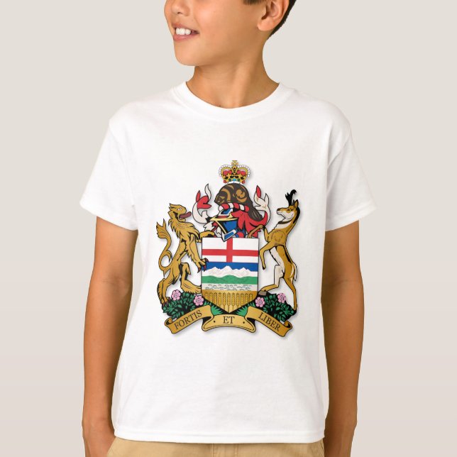 T-shirt Armoiries de l'Alberta (Devant)