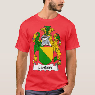 T-shirt Armoiries de Landers Famille Crest 