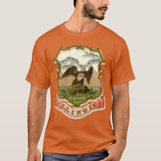 T-shirt Armoiries de l'Illinois de 1876