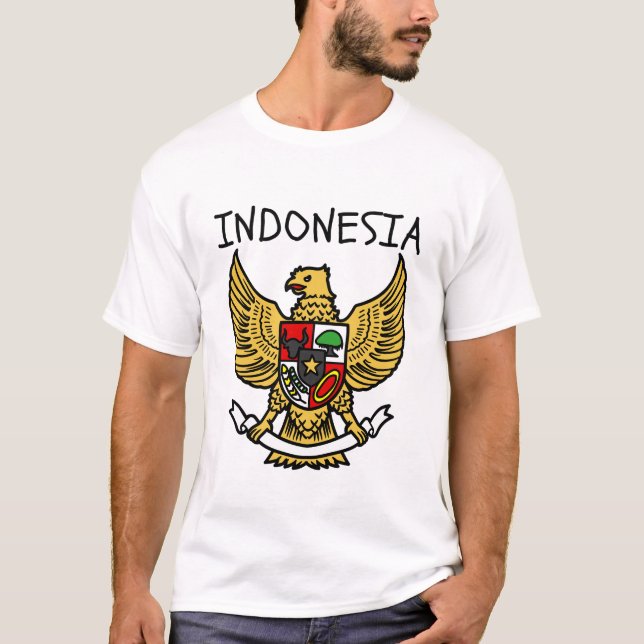 T-shirt Armoiries de l'Indonésie (Devant)