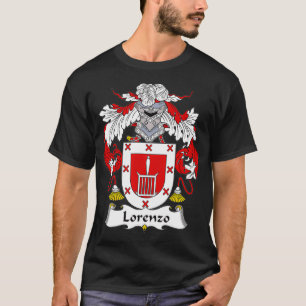 T-shirt Armoiries de Lorenzo Armoiries de la famille Crest
